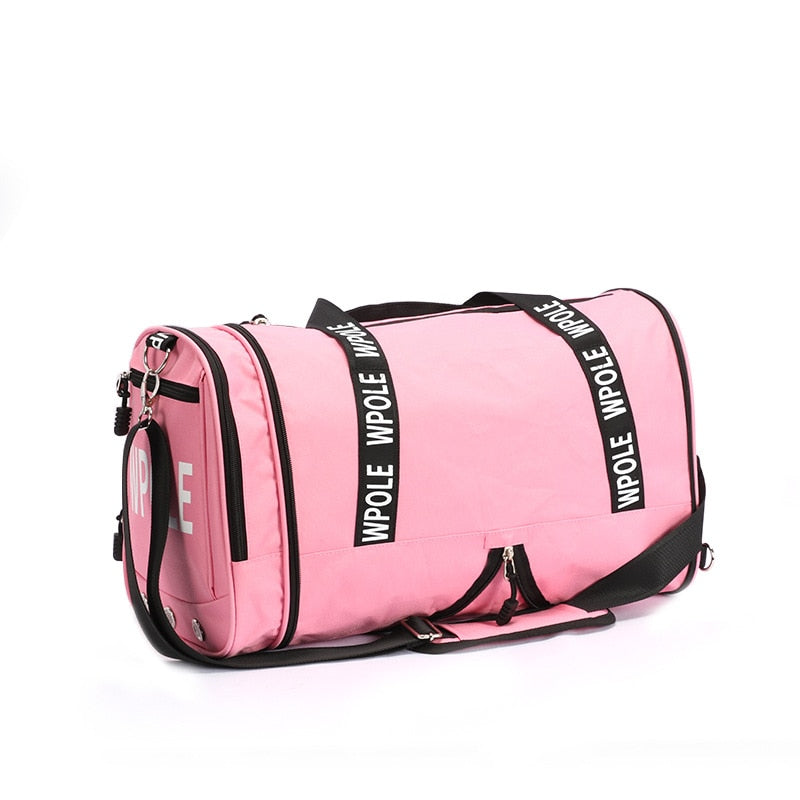 ROEGADYN large Capacity Chest Bag Folding Gym Bag Men Fitness Bag For Gym Men Waterproof Sport Bag Men Gym Bag  Shoe Compartment - Snapitonline