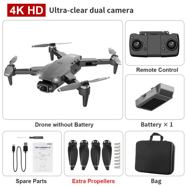 ZLLRC Drone L900 Pro 5G GPS 4K Dron HD Camera FPV 28min Flight Time Brushless Motor Quadcopter Distance1.2km Professional Drones - Snapitonline