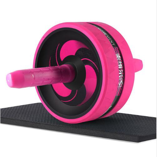 KoKossi Fashion Keep Fit Wheels No Noise Abdominal Wheel Ab Roller With Mat For Arm Waist Legs Exercise Gym Fitness Equipment - Snapitonline