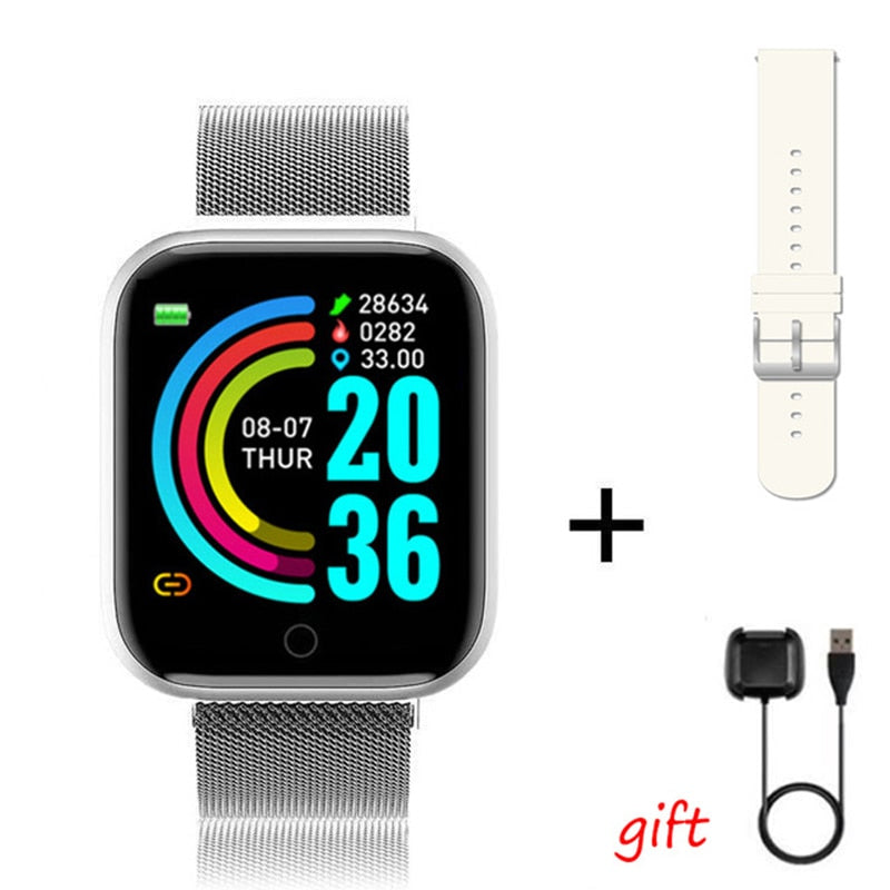 I5 Sport Smartwatch Women Men Heart Rate Blood Pressure Fitness Tracker Kids Smart Clock For Android IOS Smart Watch PK IWO P80 - Snapitonline