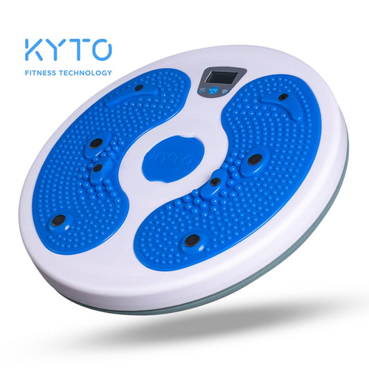 KYTO Digital Waist Disc Fitness Figure Trimmer Twist Board Slimming Body Equipment-Foot-shaped Pedal Balance Board - Snapitonline