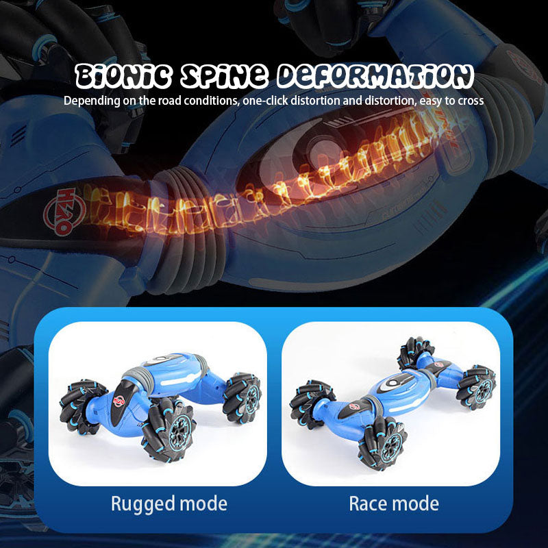 ZWN C1/ C1 MINI 4WD RC CAR Radio Gesture Induction 2.4G Toy Light Music Drift Dancing Twist Stunt Remote Control Car for Kids - Snapitonline