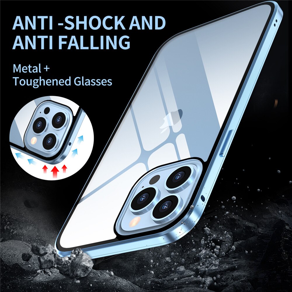 Magnetic Double-side Temper Glass Case - Snapitonline