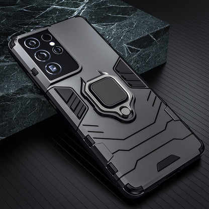 KEYSION Shockproof Armor Case for Samsung S21 Ultra S21 + S20 FE S10 Note 20 Ultra Back Cover for Galaxy A82 A72 A52 A42 A32 A22 - Snapitonline