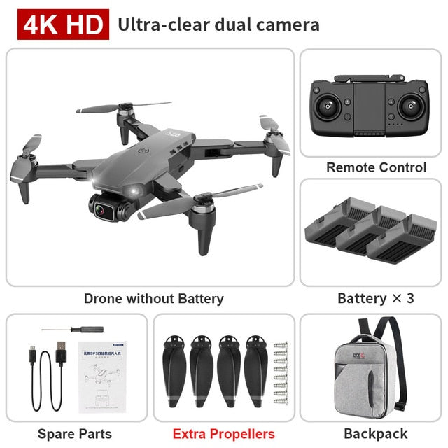 ZLLRC Drone L900 Pro 5G GPS 4K Dron HD Camera FPV 28min Flight Time Brushless Motor Quadcopter Distance1.2km Professional Drones - Snapitonline