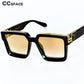 Square Large Frame Luxury Brand Sunglasses Men Women Fashion Uv400 Glasses