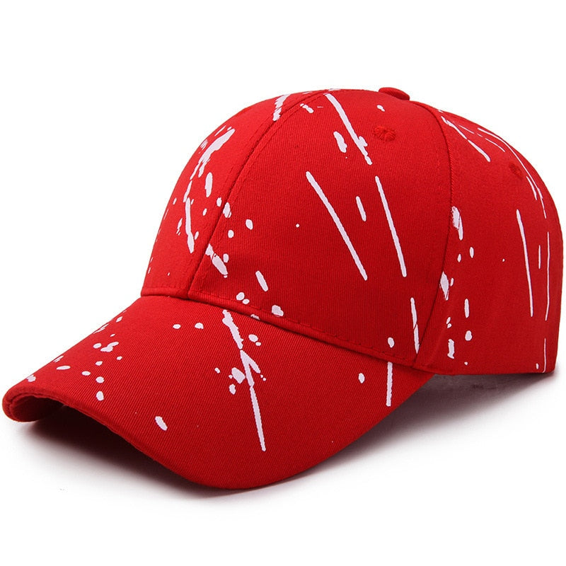 Men Baseball Cap Graffiti Snapback Hats Hip Hop Caps Summer Outdoor Male Adjustable Visor Hat Breathable Cap Long brimmed hat