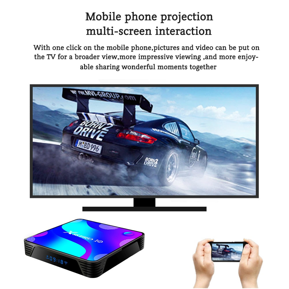 TV Box Android 11 Smart TV Box X88 PRO 10 4GB 64GB 32GB Rockchip RK3318 4K TVbox Support Google Youtube Set Top Box x88pro 11.0
