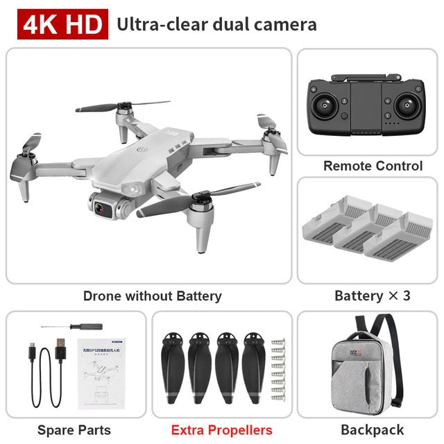 ZLLRC Drone L900 Pro 5G GPS 4K Dron HD Camera FPV 28min Flight Time Brushless Motor Quadcopter Distance1.2km Professional Drones - Snapitonline