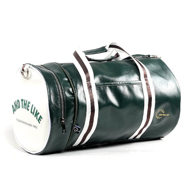 PU Leather Sports Gym Bag Multifunction Training Fitness Shoulder Bags Traveling Handbag Striped Sac De Sport Women Men XA719WD - Snapitonline