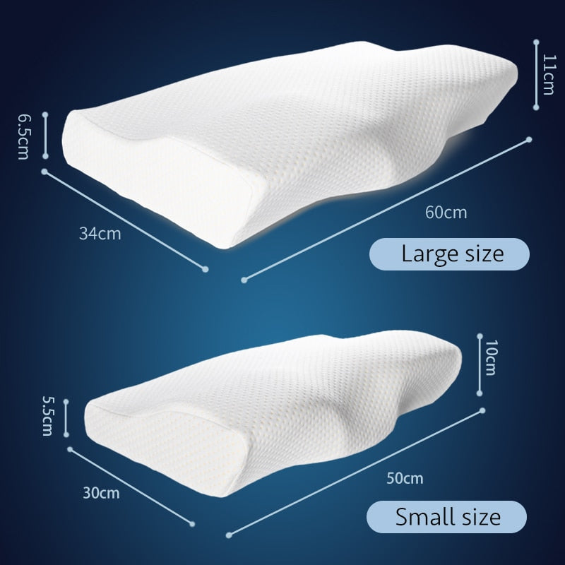 Memory Foam Bed Orthopedic Pillow - Snapitonline
