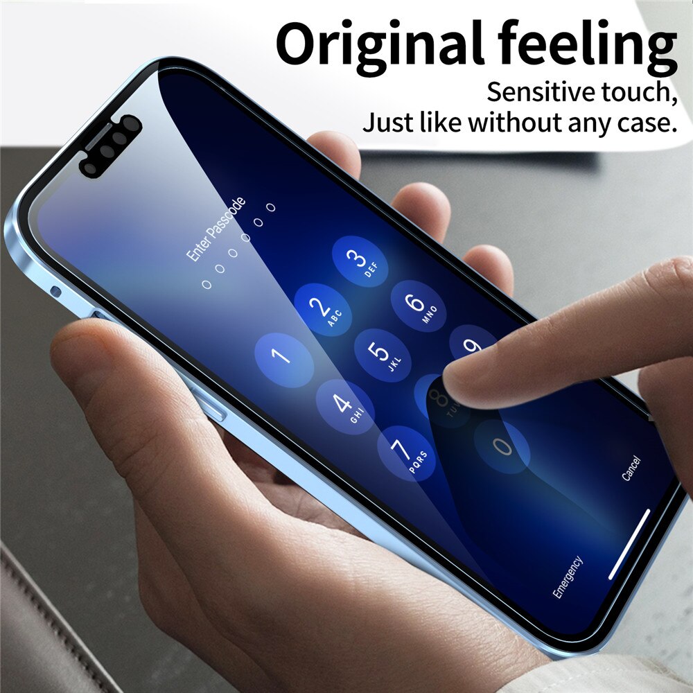 Magnetic Double-side Temper Glass Case - Snapitonline
