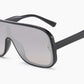 One Lens Square Simple Sunglasses Men Women Fashion UV400 Glasses