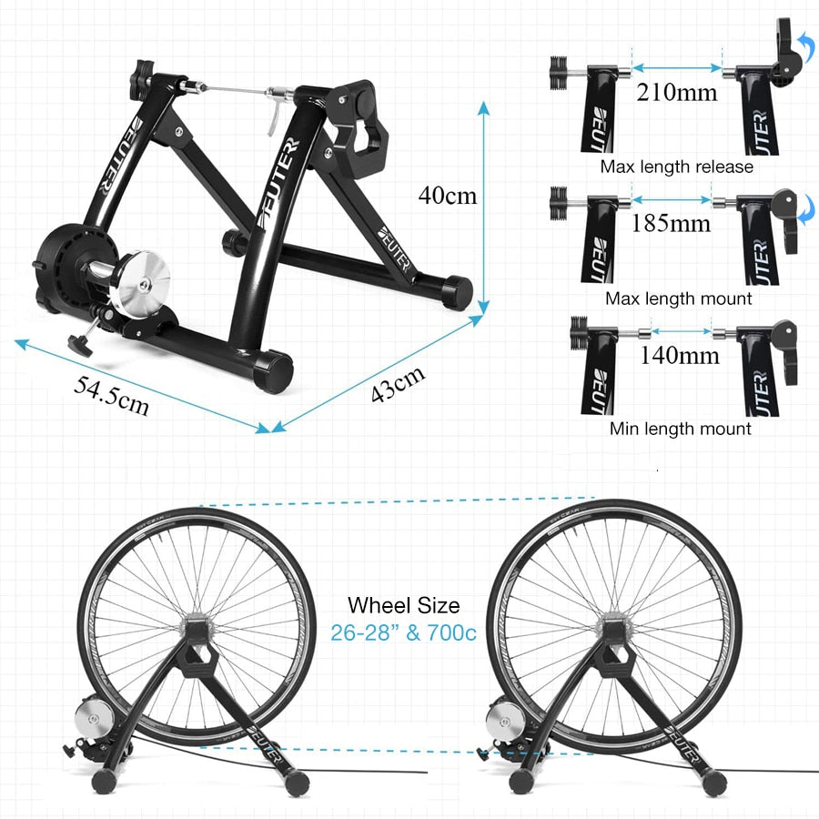 MT-04 Indoor Cycling Bike Trainer Roller MTB Road Bicycle Cycling Fitness Workout Tool - Snapitonline