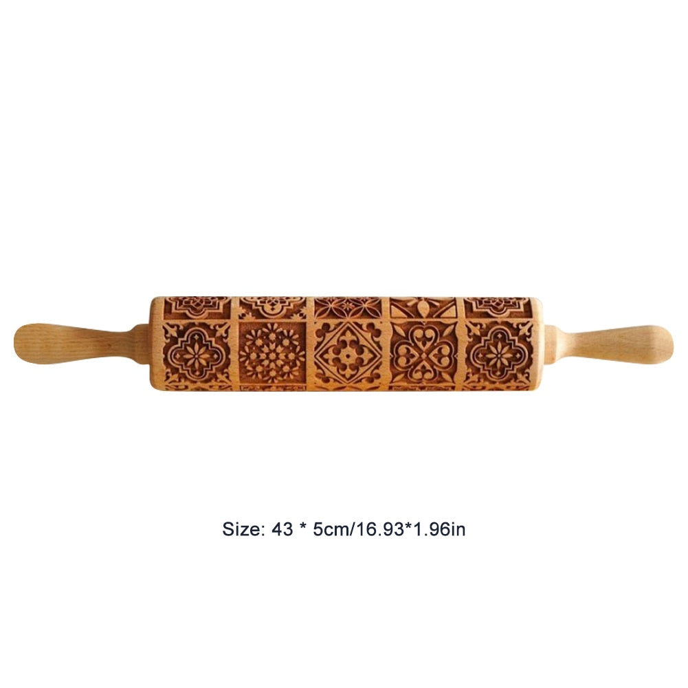 Vintage Cookies Rolling Pin - Snapitonline