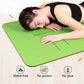 TPE Yoga Double Layer Non-Slip Mat Yoga Exercise Pad with Position Line For Fitness Gymnastics and Pilates - Snapitonline
