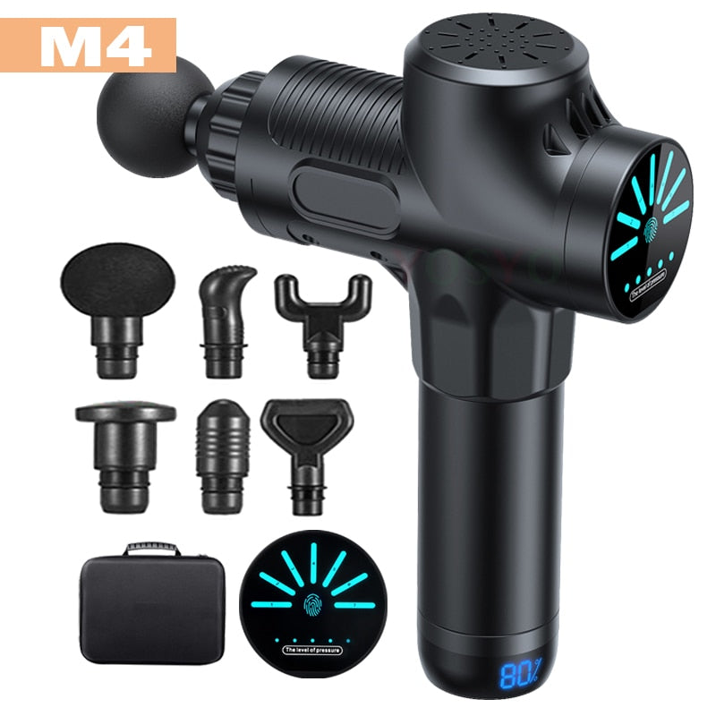 Professional Fascial Massage Gun Sport Relaxation Fitness EMS Muscle Stimulator Handheld Massager - Snapitonline
