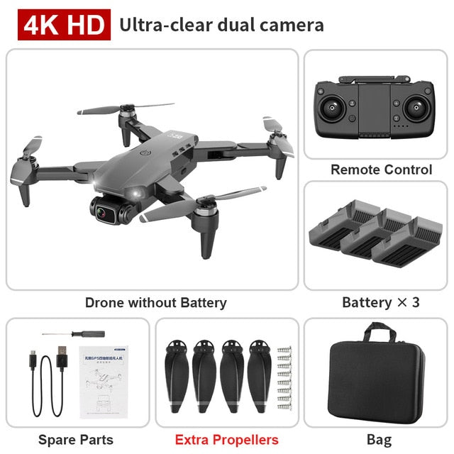 ZLLRC Drone L900 Pro 5G GPS 4K Dron HD Camera FPV 28min Flight Time Brushless Motor Quadcopter Distance1.2km Professional Drones - Snapitonline