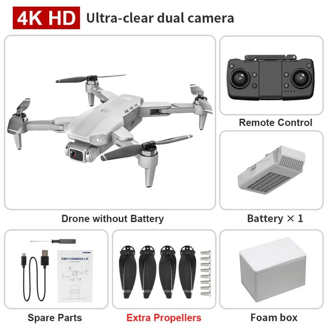ZLLRC Drone L900 Pro 5G GPS 4K Dron HD Camera FPV 28min Flight Time Brushless Motor Quadcopter Distance1.2km Professional Drones - Snapitonline