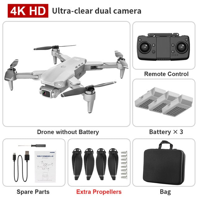 ZLLRC Drone L900 Pro 5G GPS 4K Dron HD Camera FPV 28min Flight Time Brushless Motor Quadcopter Distance1.2km Professional Drones - Snapitonline