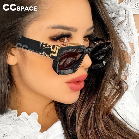 Square Large Frame Luxury Brand Sunglasses Men Women Fashion Uv400 Glasses