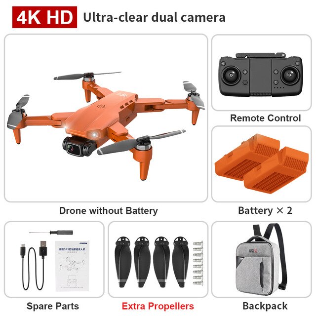 ZLLRC Drone L900 Pro 5G GPS 4K Dron HD Camera FPV 28min Flight Time Brushless Motor Quadcopter Distance1.2km Professional Drones - Snapitonline