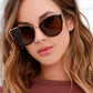 MUSELIFE Cateye Sunglasses Women Vintage Gradient Glasses Retro Cat eye Sun glasses Female Eyewear UV400