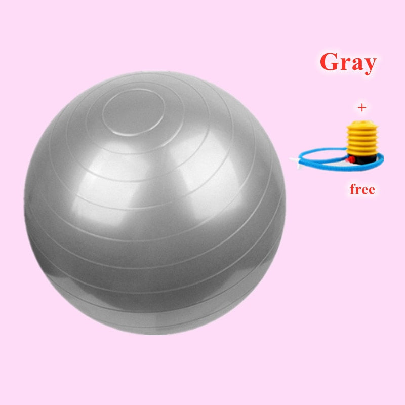 Yoga Ball 45 55 65 75 85 95cm Pilates Equipment Fitness PVC Thickened Anti-Burst Gymnastics Sports Training Workout Exercise - Snapitonline