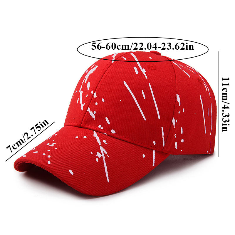 Men Baseball Cap Graffiti Snapback Hats Hip Hop Caps Summer Outdoor Male Adjustable Visor Hat Breathable Cap Long brimmed hat
