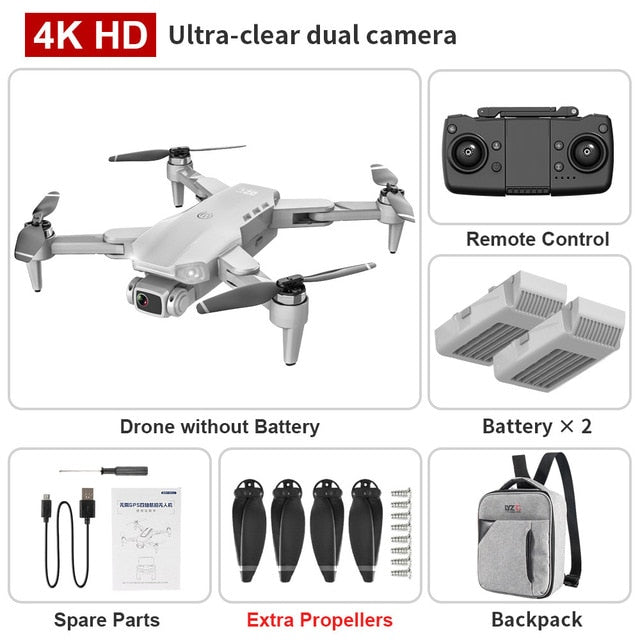 ZLLRC Drone L900 Pro 5G GPS 4K Dron HD Camera FPV 28min Flight Time Brushless Motor Quadcopter Distance1.2km Professional Drones - Snapitonline