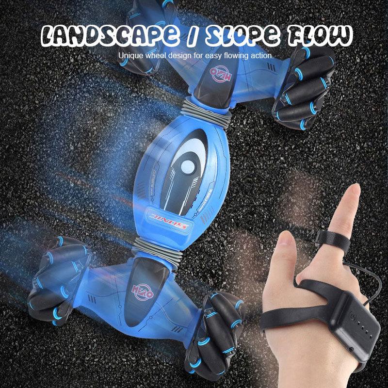 ZWN C1/ C1 MINI 4WD RC CAR Radio Gesture Induction 2.4G Toy Light Music Drift Dancing Twist Stunt Remote Control Car for Kids - Snapitonline