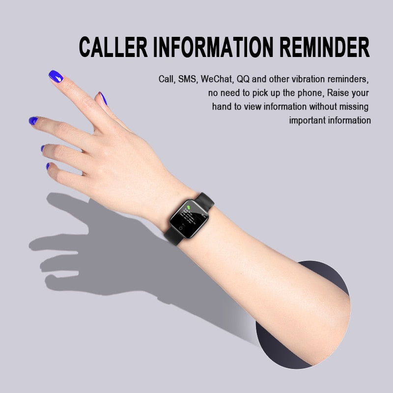 I5 Sport Smartwatch Women Men Heart Rate Blood Pressure Fitness Tracker Kids Smart Clock For Android IOS Smart Watch PK IWO P80 - Snapitonline