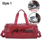 PU Leather Sports Gym Bag Multifunction Training Fitness Shoulder Bags Traveling Handbag Striped Sac De Sport Women Men XA719WD - Snapitonline