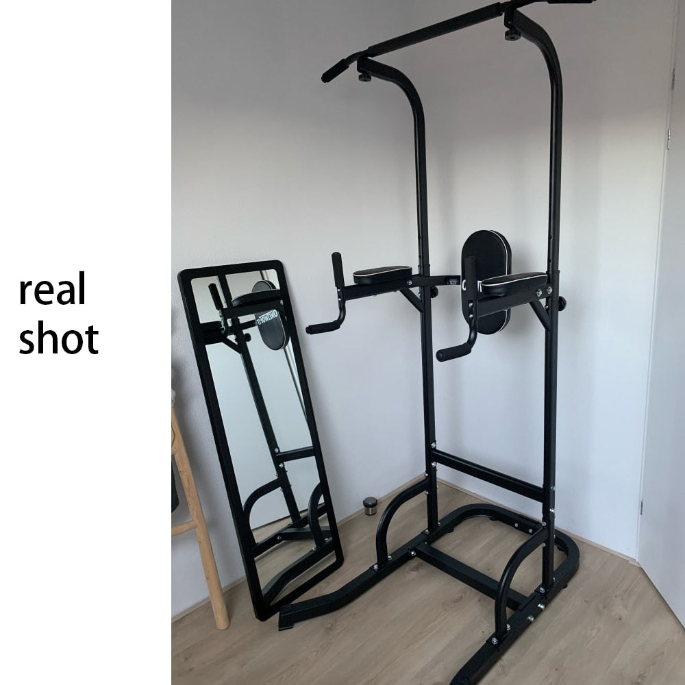 OneTwoFit Pull Up Bar Dip Station Power Tower Large Wide Push Up Station Fitness Equipment for Home Gym Exercise Chin Up Bar - Snapitonline