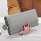 New Fashion Women Wallets Brand Letter Long Tri-fold Wallet Purse Fresh Leather Female Clutch Card Holder Cartera Mujer - Snapitonline