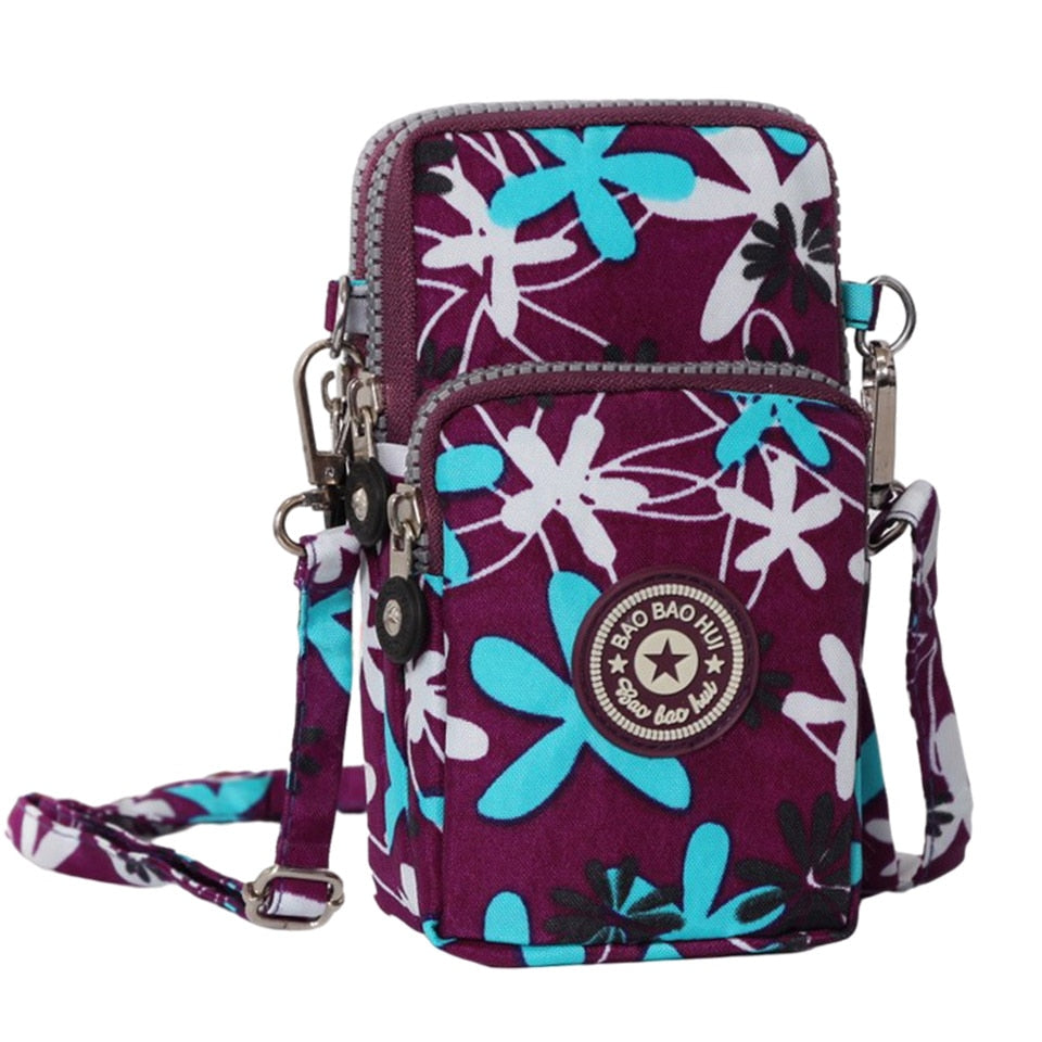 Small Shoulder Bags Nylon Women Mobile Phone Bags Mini Female Messenger Purse Lady Wallet New 2022 CrossBody Bag Sports Wallet - Snapitonline
