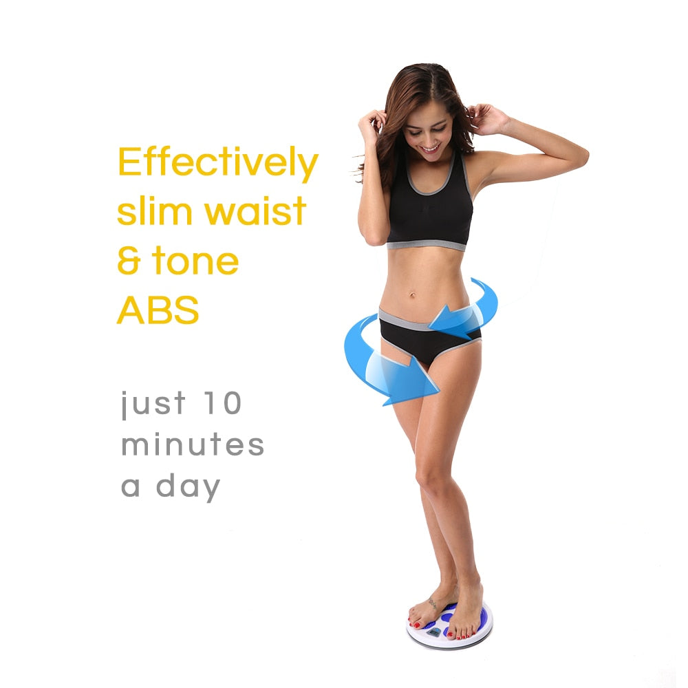 KYTO Digital Waist Disc Fitness Figure Trimmer Twist Board Slimming Body Equipment-Foot-shaped Pedal Balance Board - Snapitonline