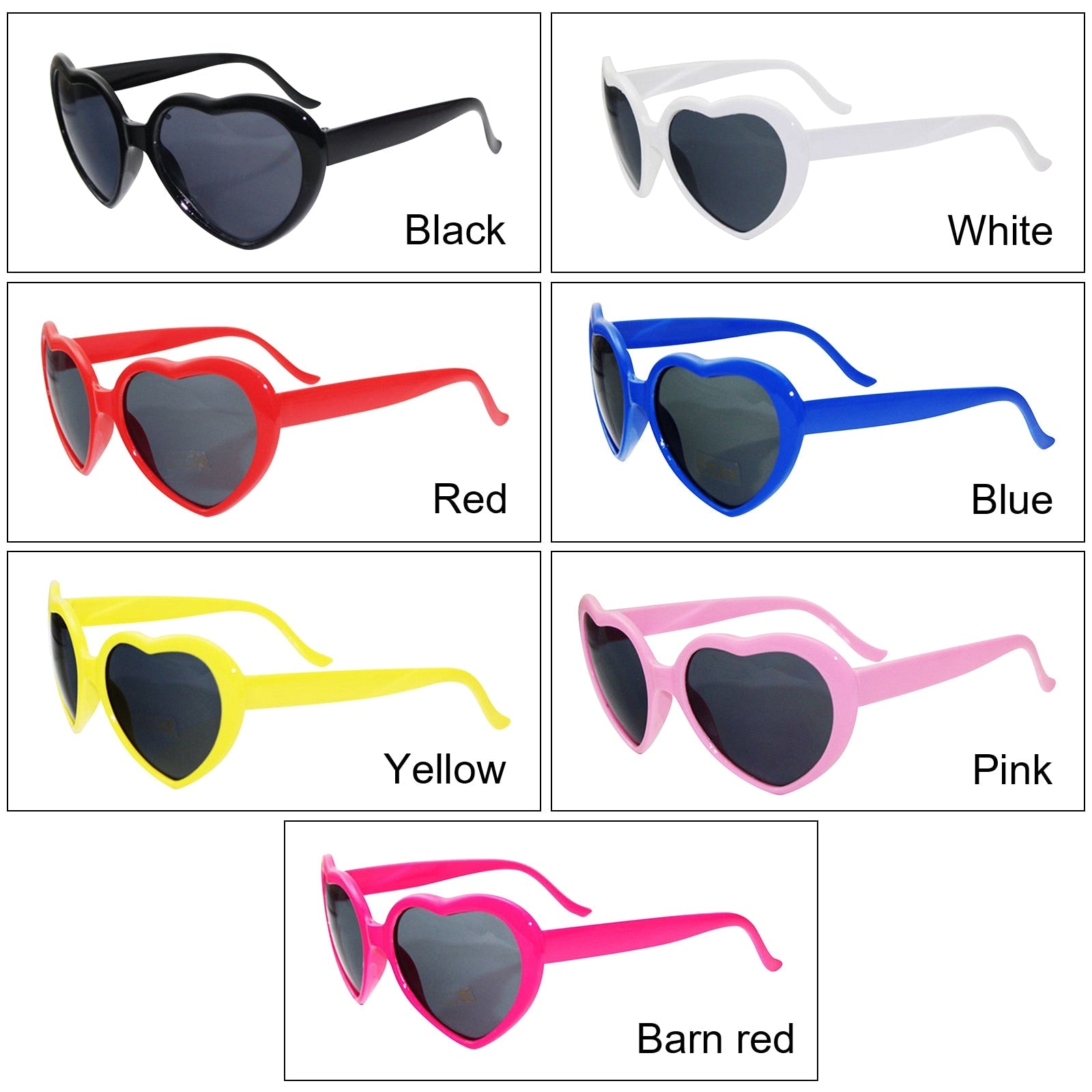 Heart Effect Trippy Shades - Snapitonline
