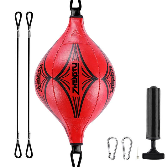 Punching Ball PU Pear Boxing Bag Reflex Speed Balls Muay Thai Punch Boxe MMA Fitness Sports Equipment Training Adults Inflatable - Snapitonline