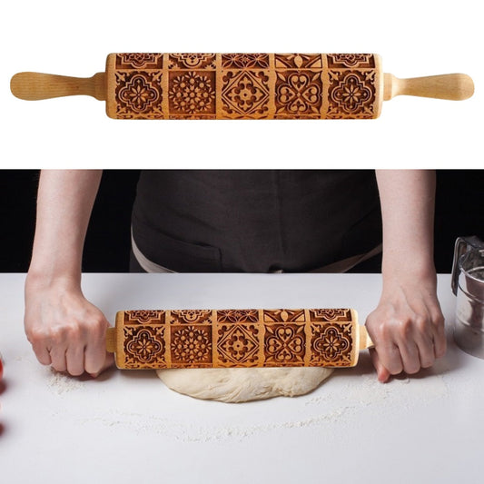 Vintage Cookies Rolling Pin - Snapitonline