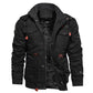 Mens Winter Fleece Inner Jacket Coats Thick Warm Casual Parkas Outwear Jackets Men jaquetas masculina inverno Hooded Overcoat - Snapitonline