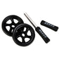 KoKossi Fashion Keep Fit Wheels No Noise Abdominal Wheel Ab Roller With Mat For Arm Waist Legs Exercise Gym Fitness Equipment - Snapitonline