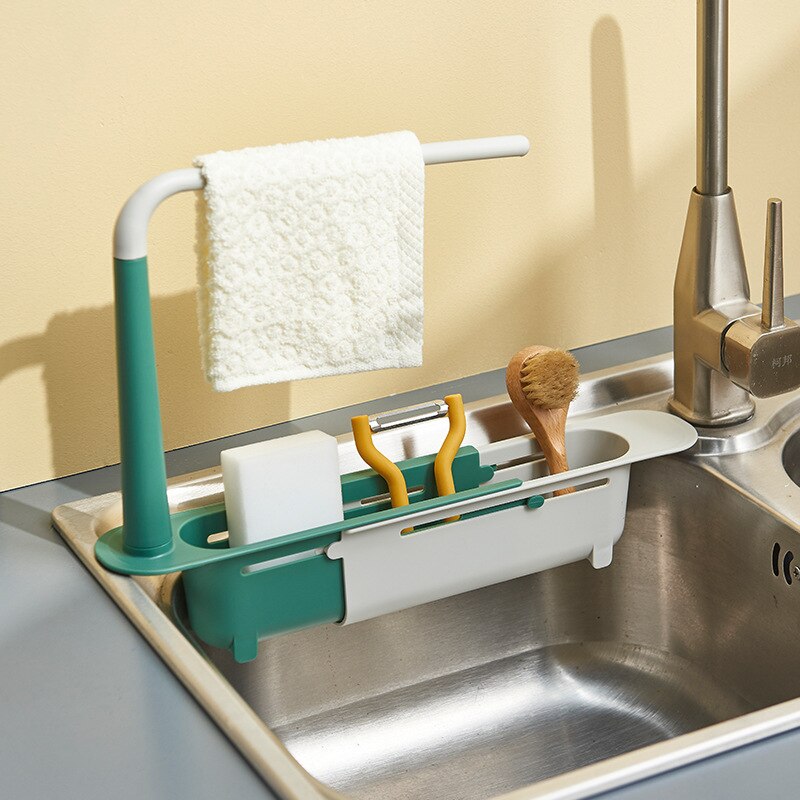 Updated Telescopic Sink Storage Rack - Snapitonline