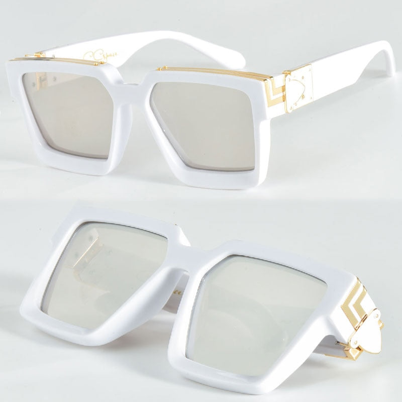 Square Large Frame Luxury Brand Sunglasses Men Women Fashion Uv400 Glasses
