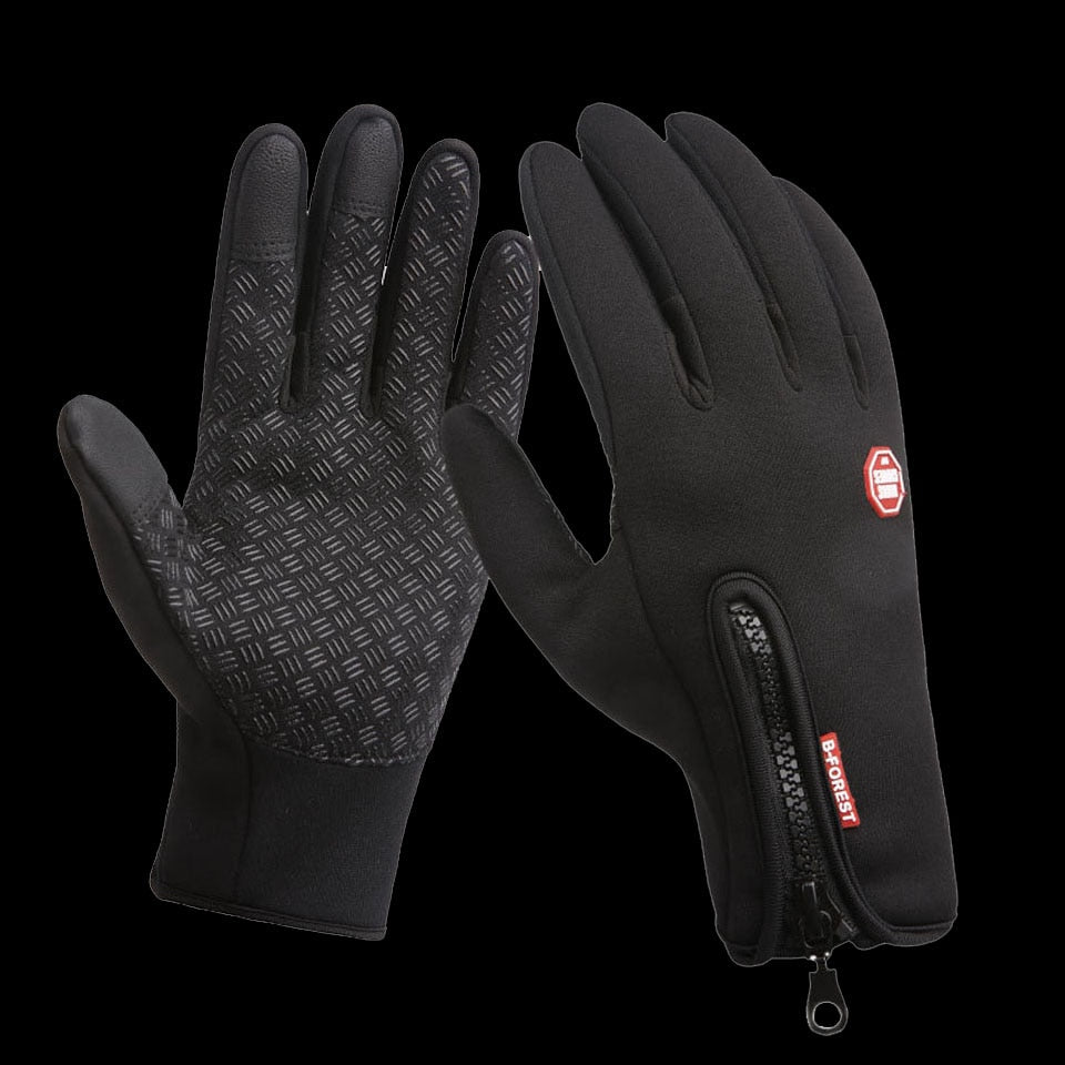 WALK FISH Fishing Gloves Full Finger Windproof Leather Warm Anti Slip Breathable Pesca Fitness Winter Fishing Cycling Gloves - Snapitonline