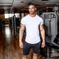 New arrival Bodybuilding and Fitness Shirts Mens Short Sleeve T-shirt GymS Shirt Men Muscle Tights Gasp Fitness T Shirt tops - Snapitonline