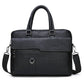 JEEP BULUO Brand Man Business Briefcase Bag Split Leather High Quality Men office Bags For 14 inch Laptop A4 File Causel Male - Snapitonline