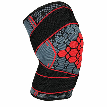 WorthWhile 1PC Sports Kneepad Men Pressurization Knee Pads Support Fitness Gear Elastic Basketball Volleyball Brace Protector - Snapitonline