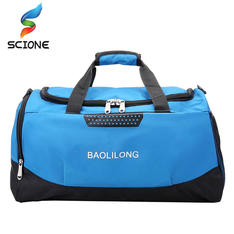 Large Sports Gym Bag With Shoes Pocket Men/Women Outdoor Waterproof Fitness Training Duffle Bag Travel Yoga Handbag - Snapitonline