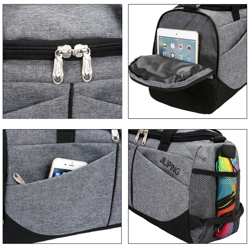 Hot Waterproof Mens Sports Gym Bag Women Travel Handbag Large Outdoor Tote Luggage Yoga For Fitness Shoulder Duffle Bags - Snapitonline